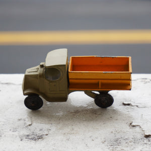 1925 Vintage Diecast TOOTSIETOY Orange and Gold Mack Coal Toy Truck