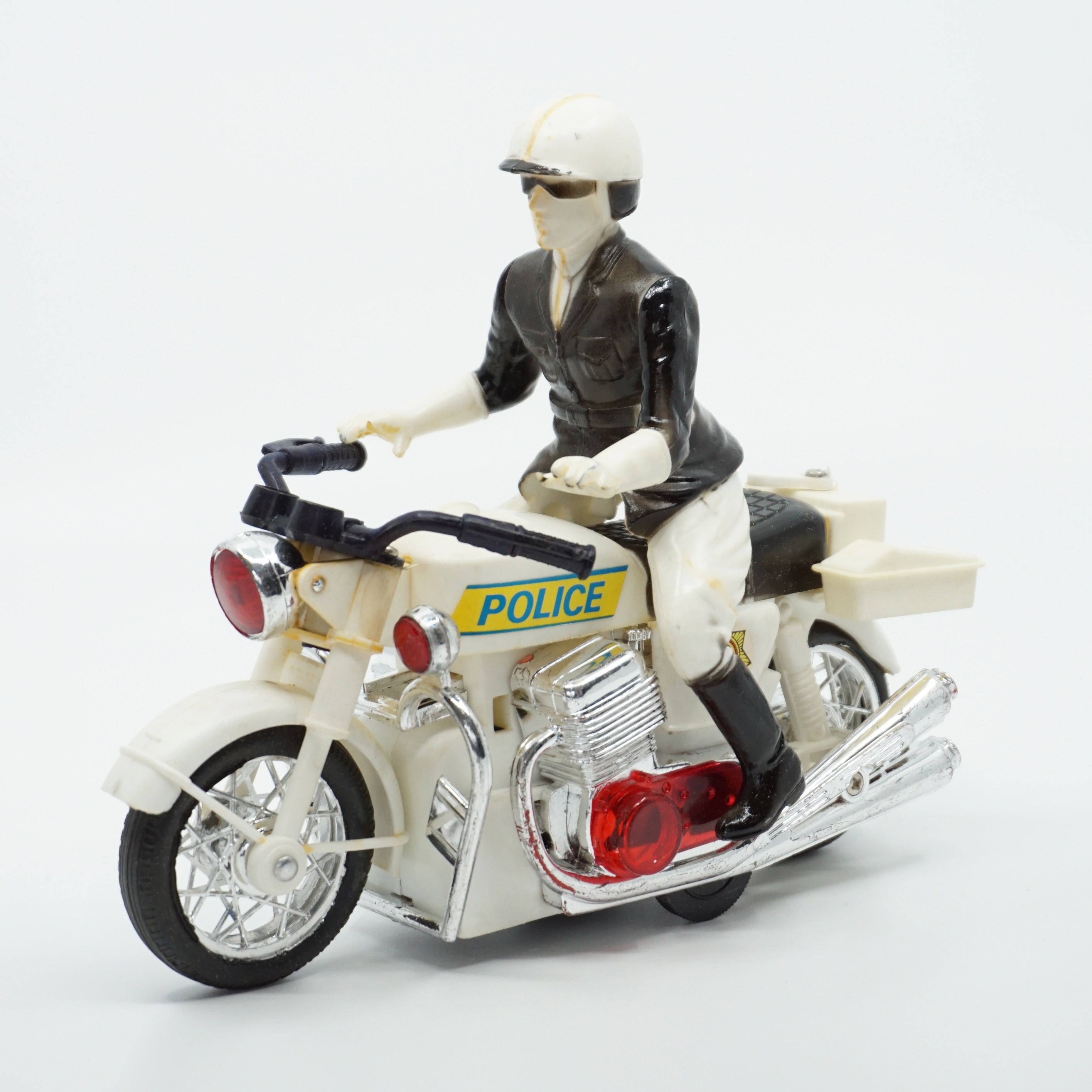 Vintage 1990s Battery Operated Police Cycle