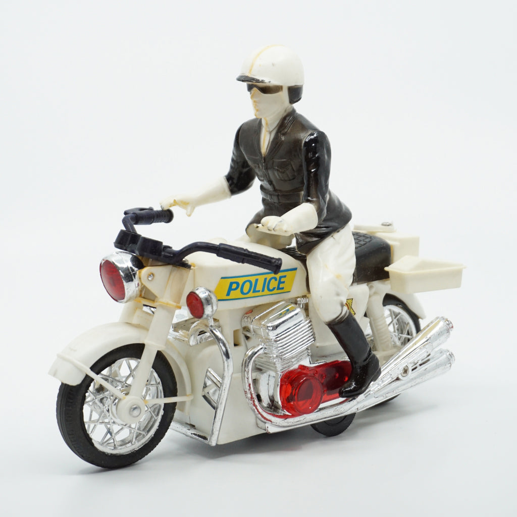 Vintage 1990s Battery Operated Police Cycle