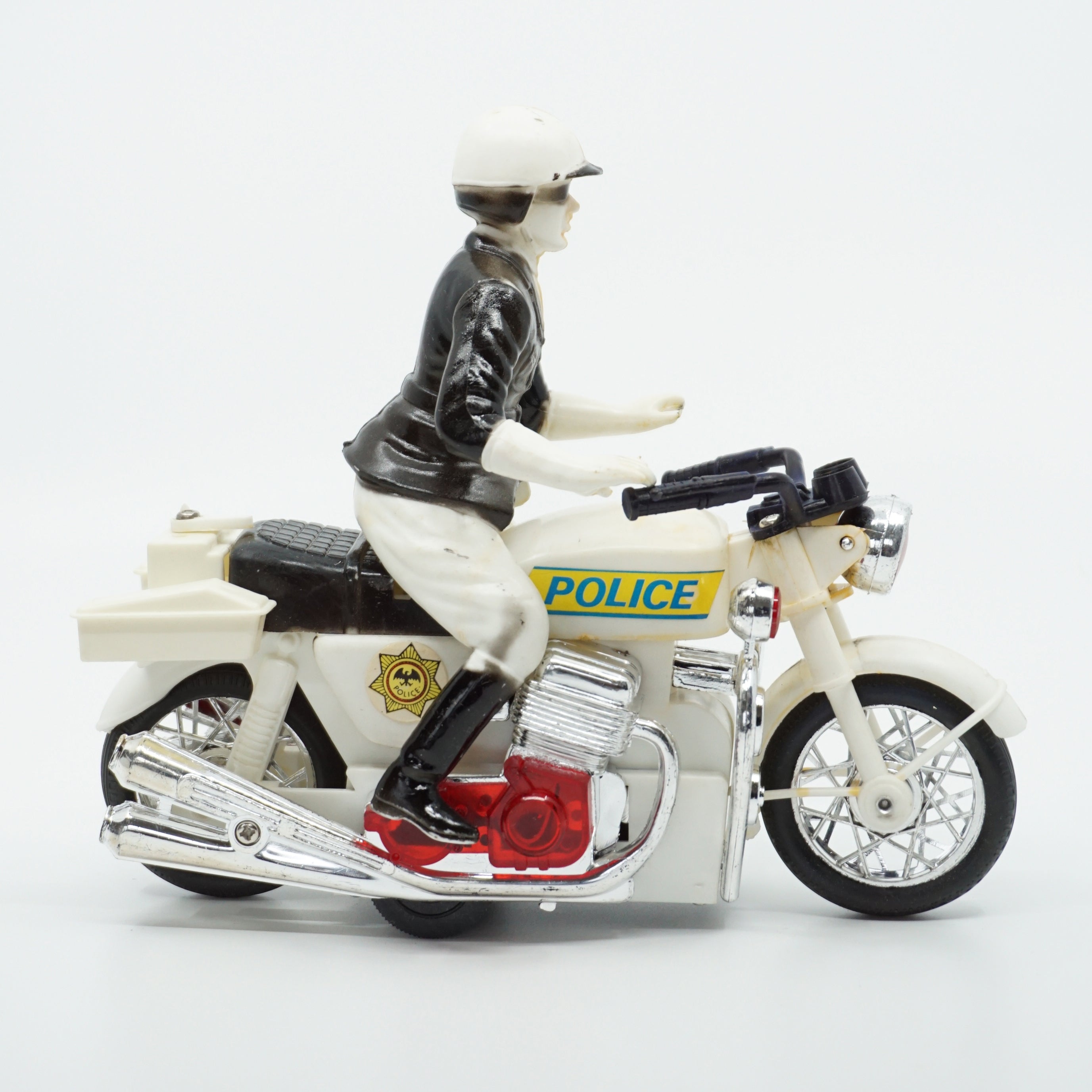 Vintage 1990s Battery Operated Police Cycle