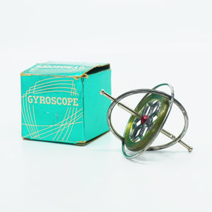 Vintage Gyroscope Spinning Balancing Toy. Original Box and Instructions.