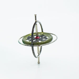Vintage Gyroscope Spinning Balancing Toy. Original Box and Instructions.