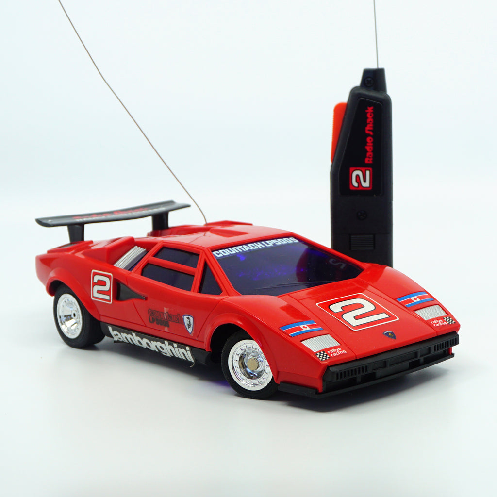 1970s Vintage Lamborghini High-Speed Racer RC Car for Radio Shack