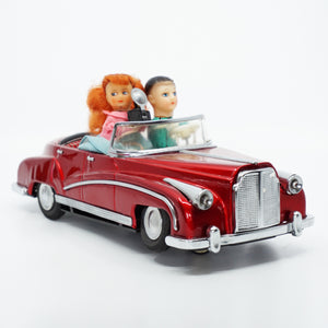 1960 "Photoing on Car" Tin Rolls Royce Car. Model: ME630. Vintage Toy.