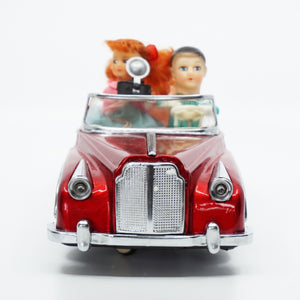 1960 "Photoing on Car" Tin Rolls Royce Car. Model: ME630. Vintage Toy.