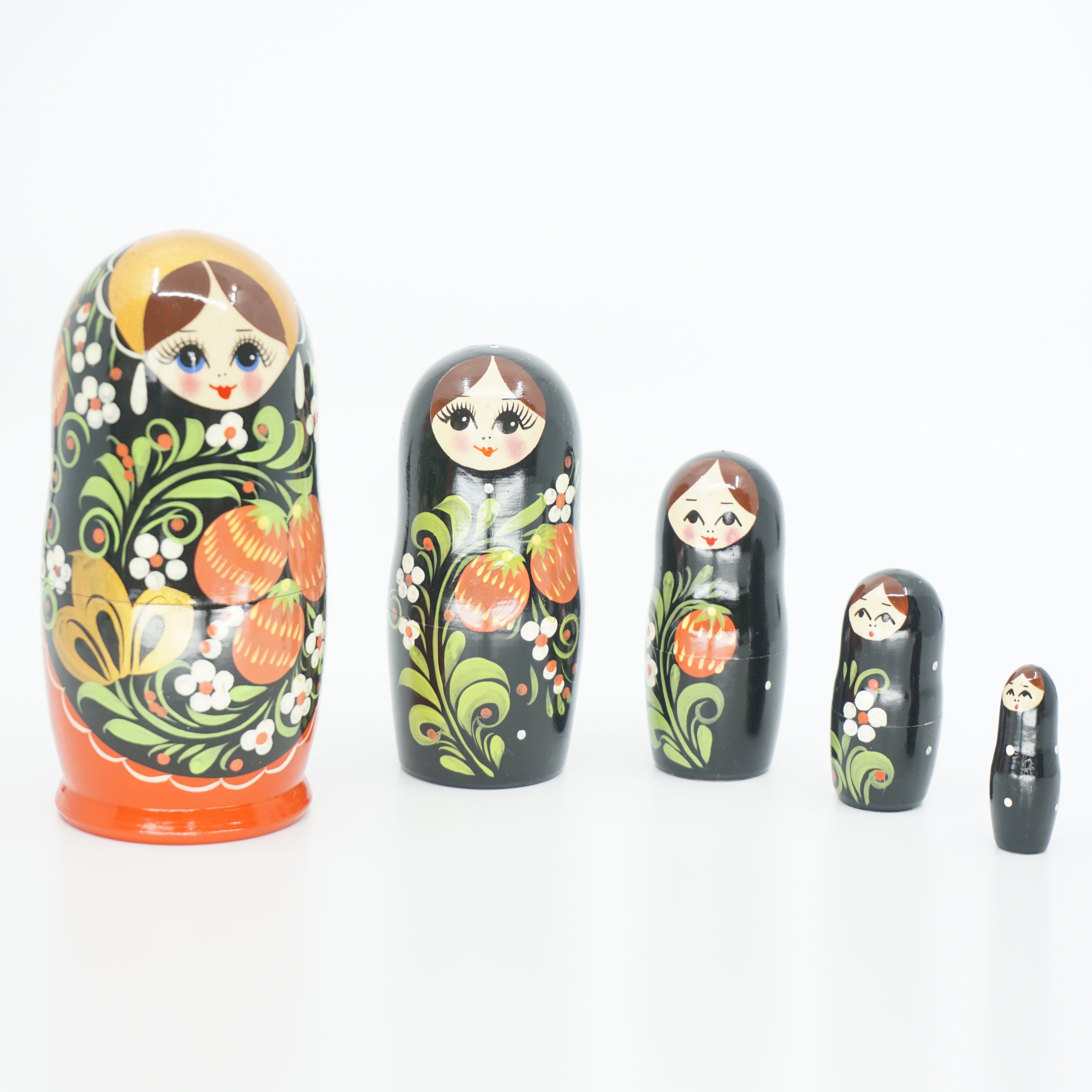 Wooden Russian Dolls "Матрёшки" from Russia