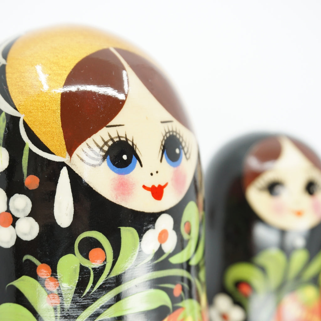 Wooden Russian Dolls "Матрёшки" from Russia