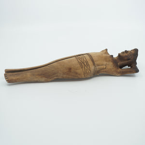 Mid-Century Hand-carved Wooden Nutcracker 1950s