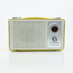 Vintage Google Home. Mid-Century Lloyd's Solid State AC-DC