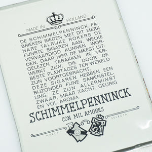 Vintage Tin Litho SCHIMMELPENNINCK Con Mil Amores Storage Container