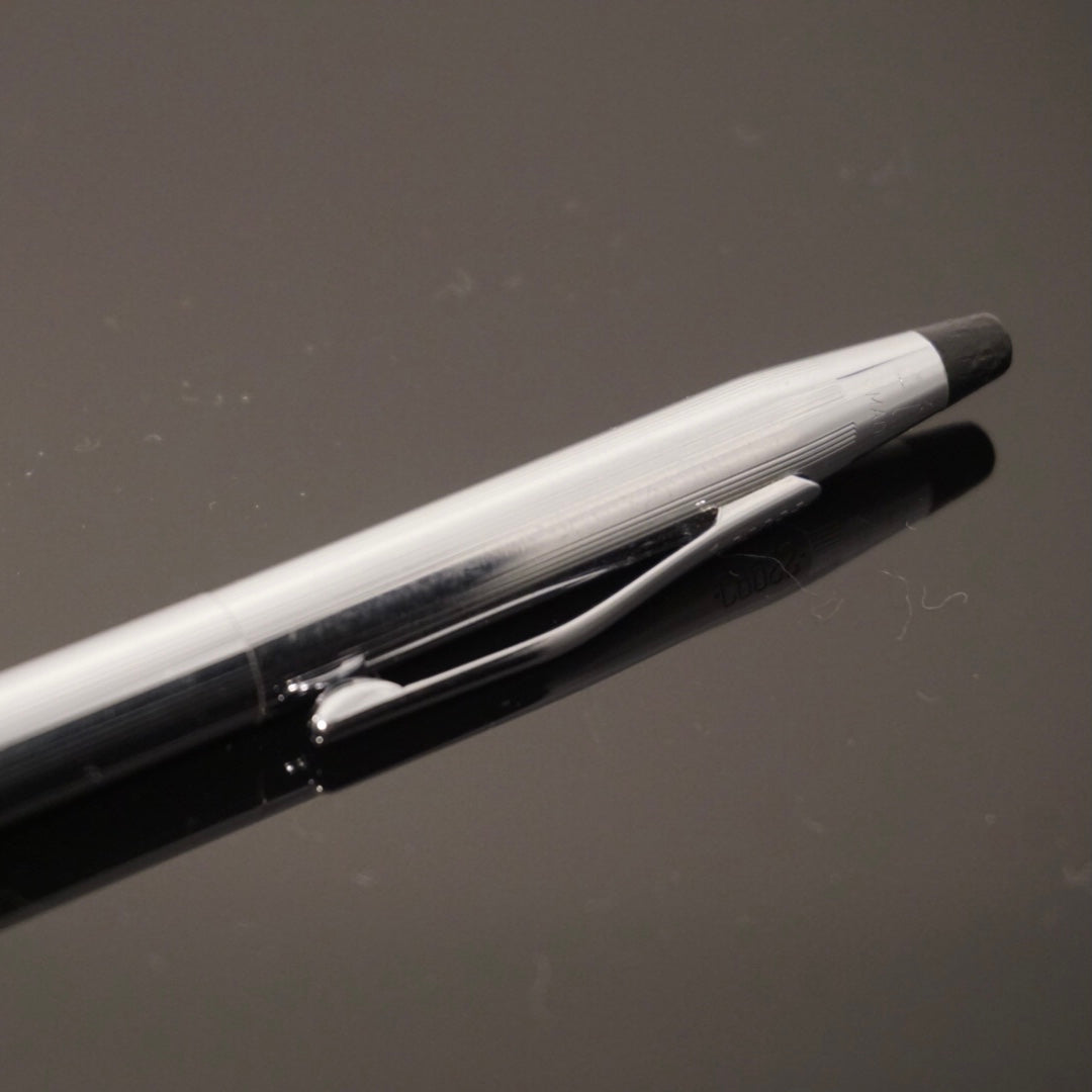 Vintage CROSS Classic Century Lustrous Chrome Pencil with original Grey Cover