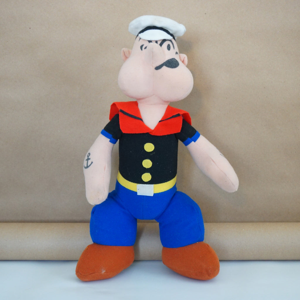 1992 PLAY BY PLAY Popeye the Sailor Man Plush Doll. 14" tall.