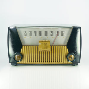 Mid-Century 1954 Motorola 62X Forest Green Radio. Made in USA.