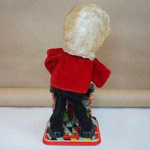Mid-Century 1960s ROSKO Charley Weaver Bartender Toy. Made in Japan.