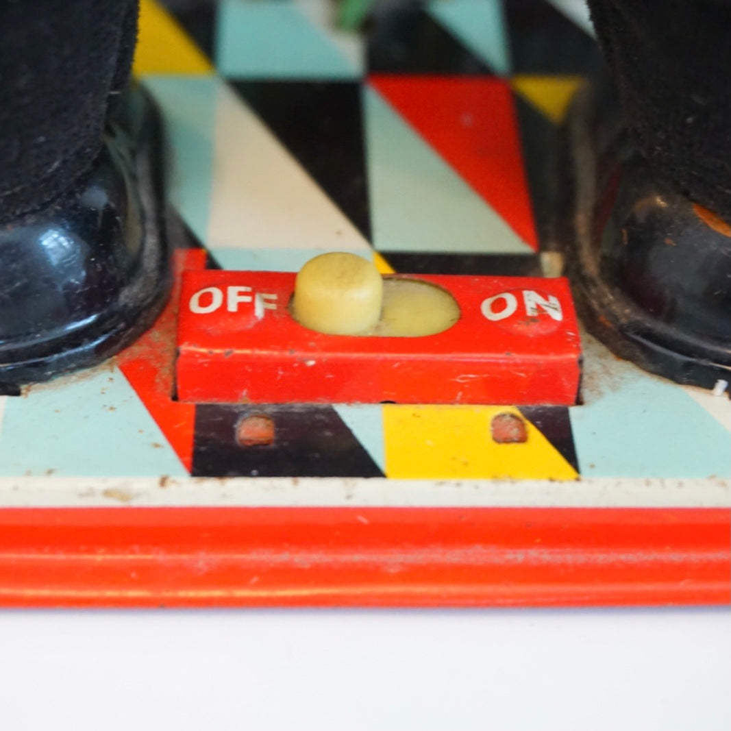 Mid-Century 1960s ROSKO Charley Weaver Bartender Toy. Made in Japan.