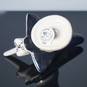 1992 Five & Dime Sarsaparilla. USA Space Shuttle Ceramic Salt and Pepper Shakers