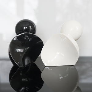 DISNEY Mickey Mouse Ears, Black and White, Ceramic Salt & Pepper Shakers
