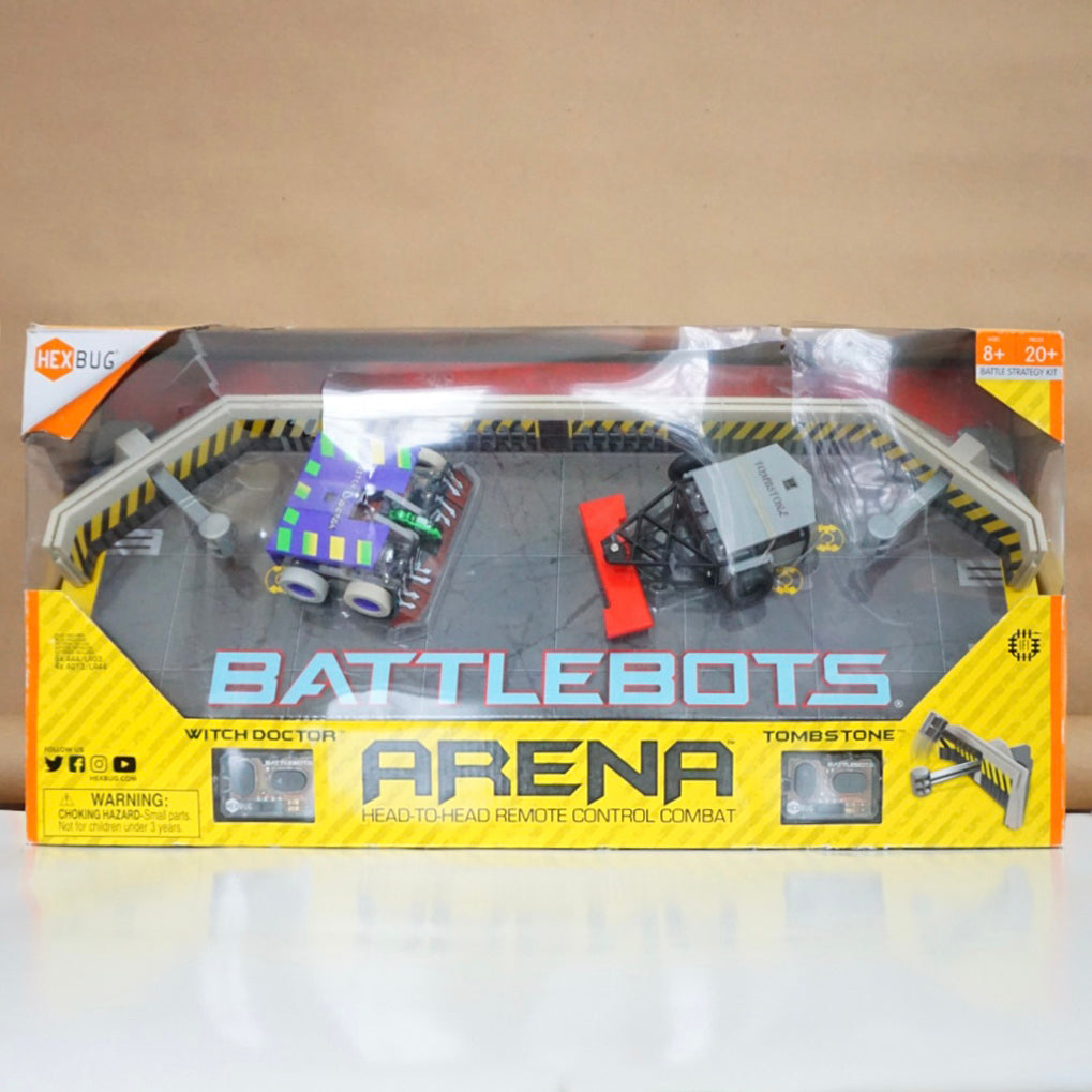 HEXBUG BattleBots Arena. Witch Doctor vs. Tombstone. Remote Control Combat.