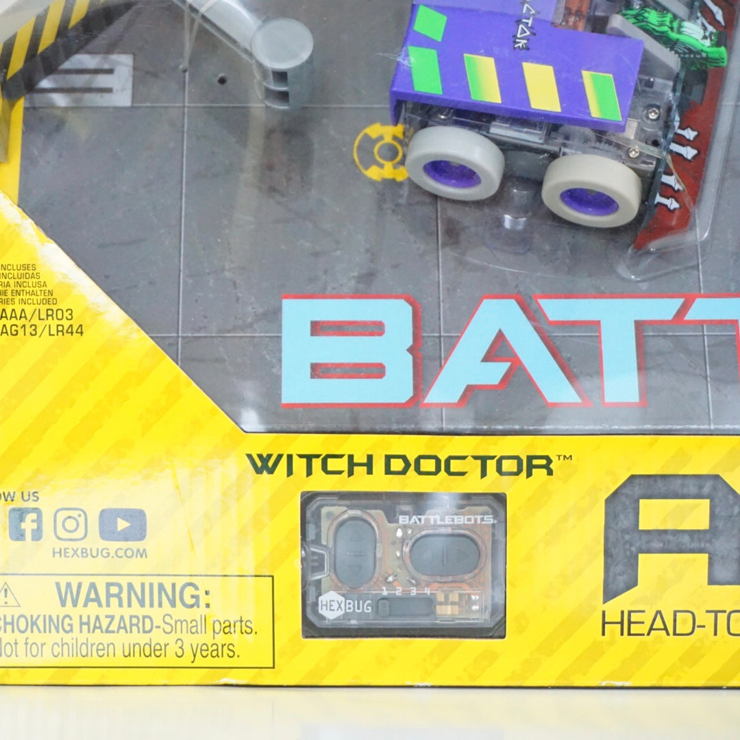 HEXBUG BattleBots Arena. Witch Doctor vs. Tombstone. Remote Control Combat.