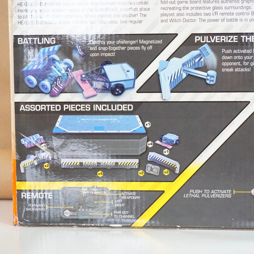 HEXBUG BattleBots Arena. Witch Doctor vs. Tombstone. Remote Control Combat.