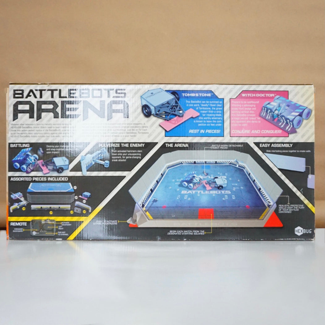 HEXBUG BattleBots Arena. Witch Doctor vs. Tombstone. Remote Control Combat.