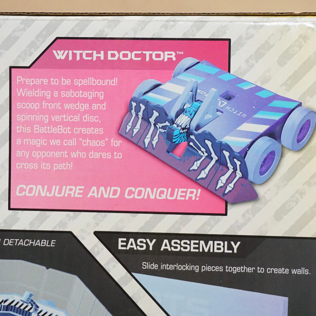 HEXBUG BattleBots Arena. Witch Doctor vs. Tombstone. Remote Control Combat.