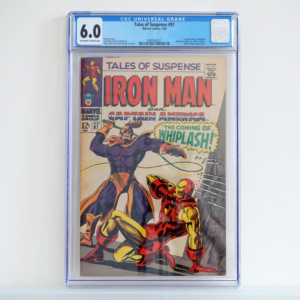 1968 MARVEL Tales of Suspense #97. Ironman & Captain America (CGC 6.0) Whiplash
