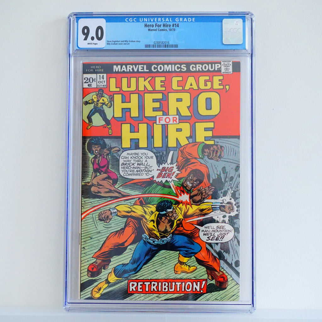 1973 MARVEL (CGC 9.0) Luke Cage, Hero for Hire #14. Big Ben. Retribution!