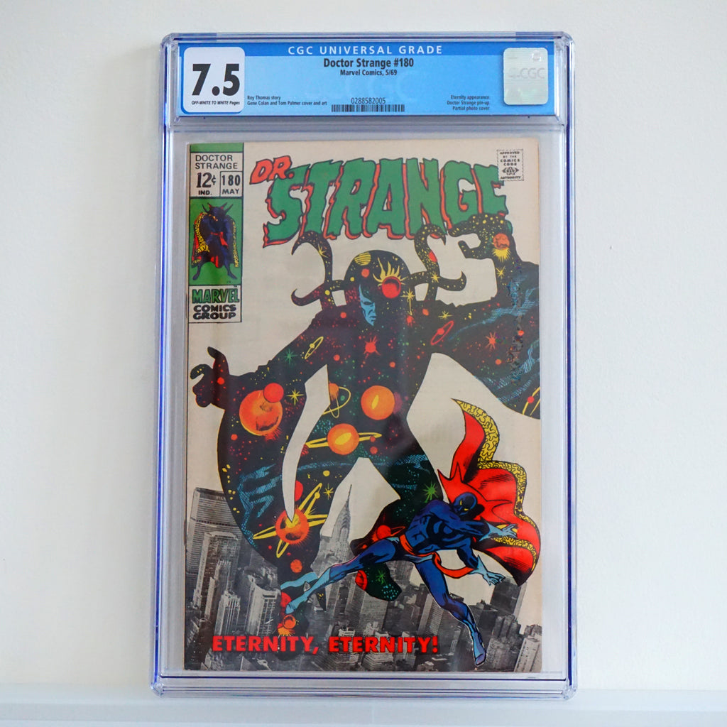 1969 MARVEL (CGC 7.5) Dr. Strange #180. Eternity, Eternity! Thomas Colan Palmer