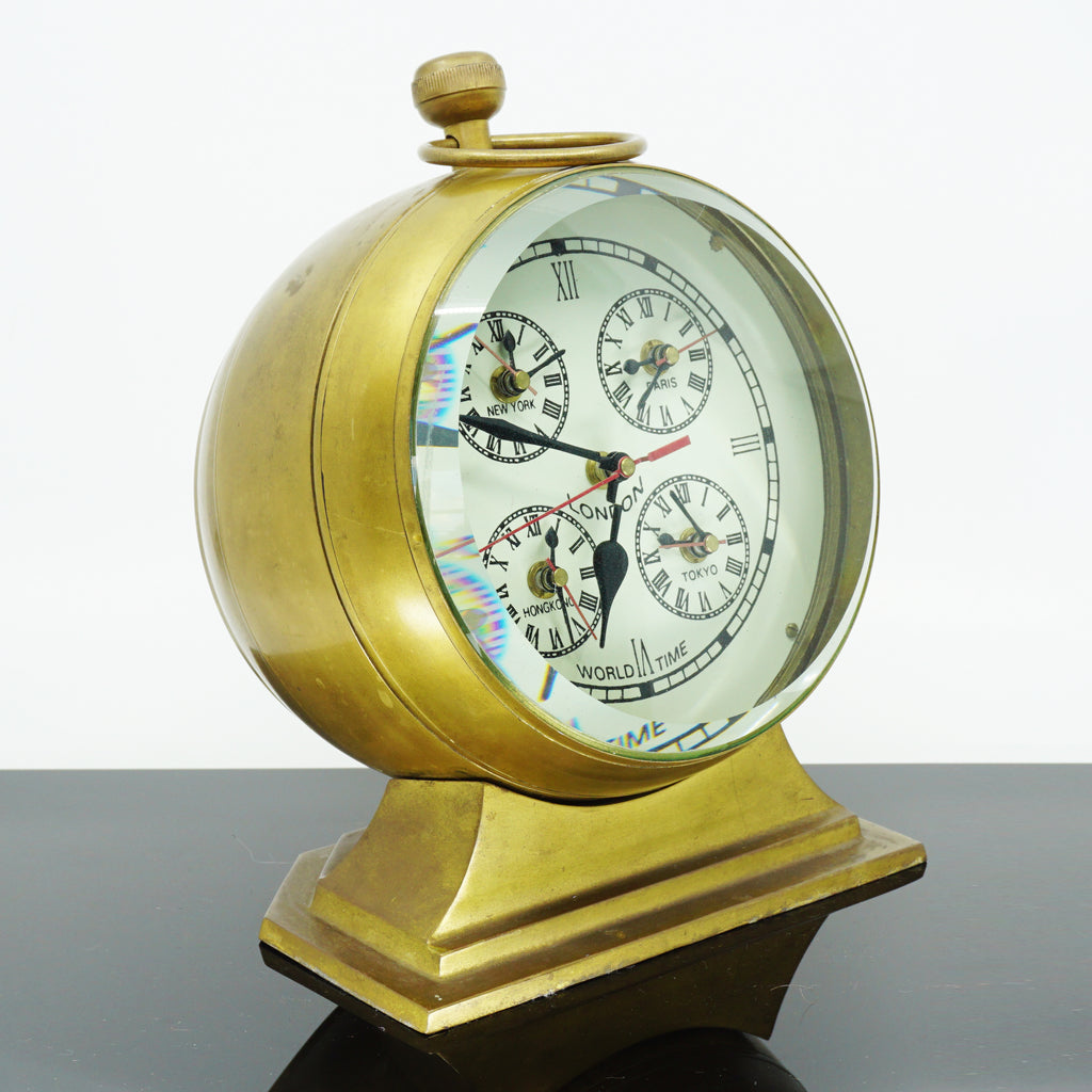 Art Deco London World Time Clock