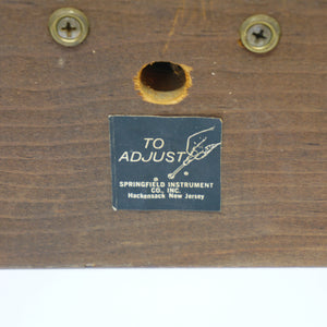 Vintage Thermometer, Barometer and Humidity Meter by Springfield Instrument. Made in USA.