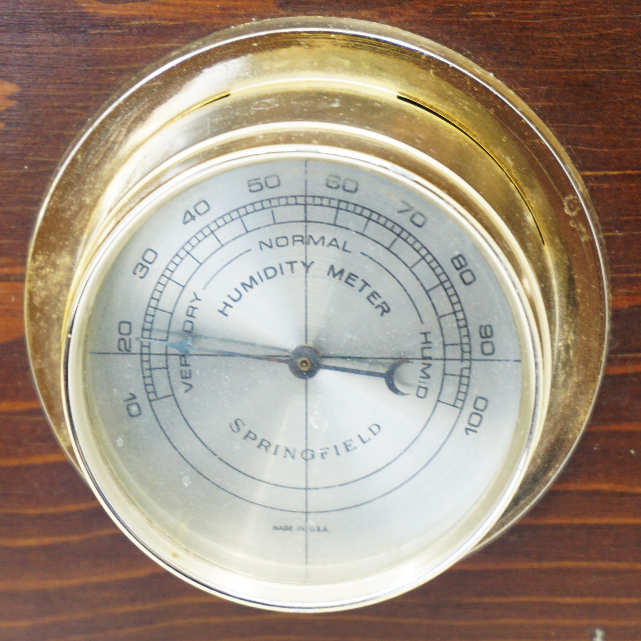 Vintage Thermometer, Barometer and Humidity Meter by Springfield Instr ...