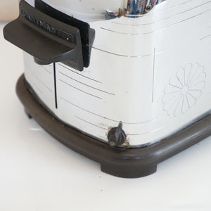 Mid Century TOASTMASTER 2-Slice Toaster Model 1B6. Made in USA. MINT.