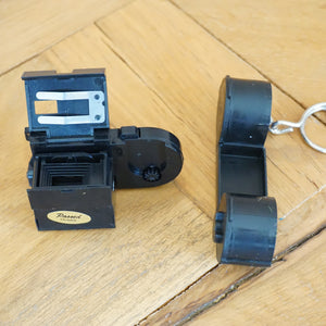 1980s HOT SHOT Mini Film Vintage Camera 110mm with Coin Box and Key Holder (NOS)