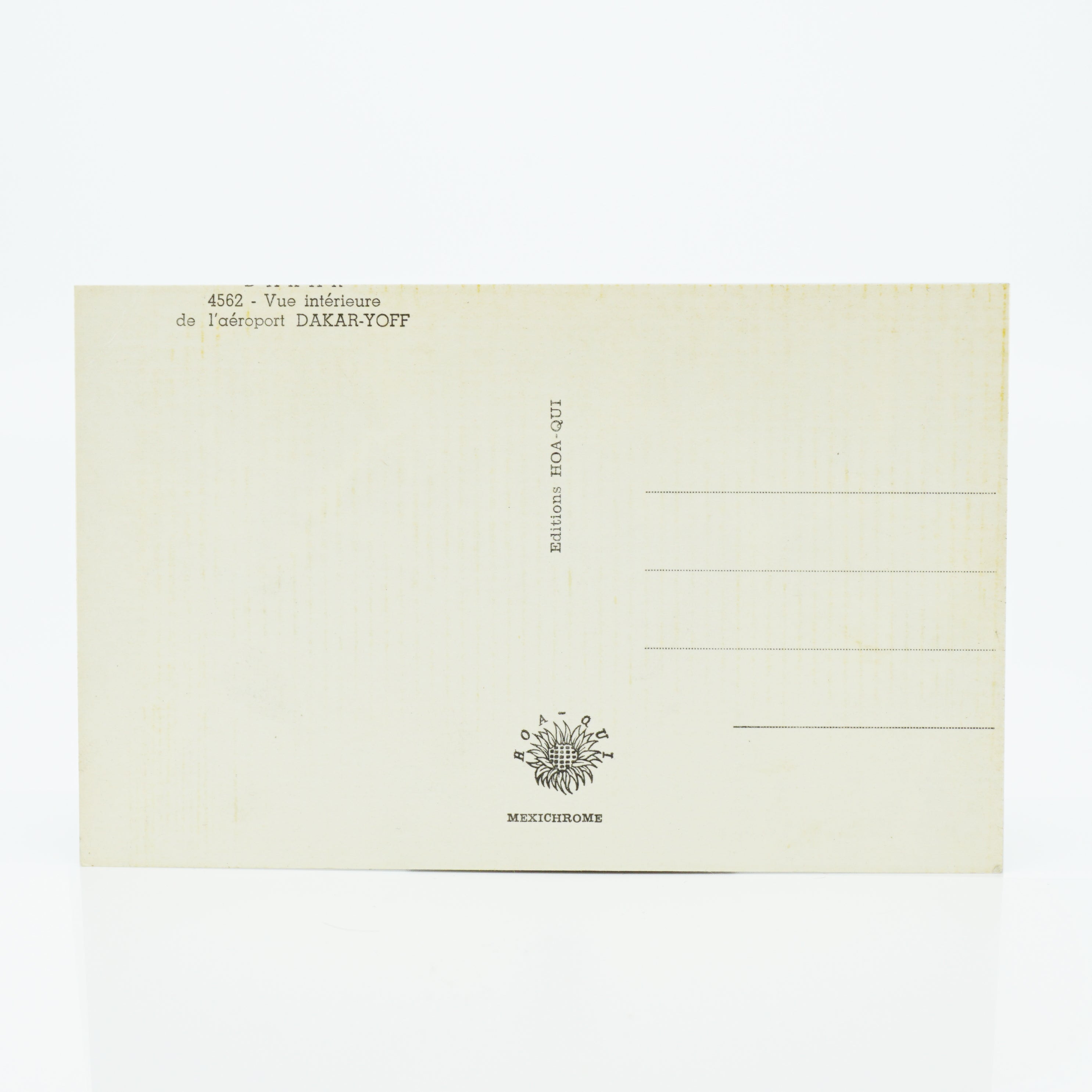 Pre-1970s De 'Aeroport-Airport-Unused Postcard, DAKAR-YOFF, Africa, Editions HOA-QUI
