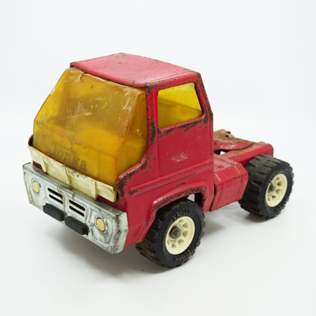 Large, Vintage Tonka Semi Truck Cab Tractor Trailer