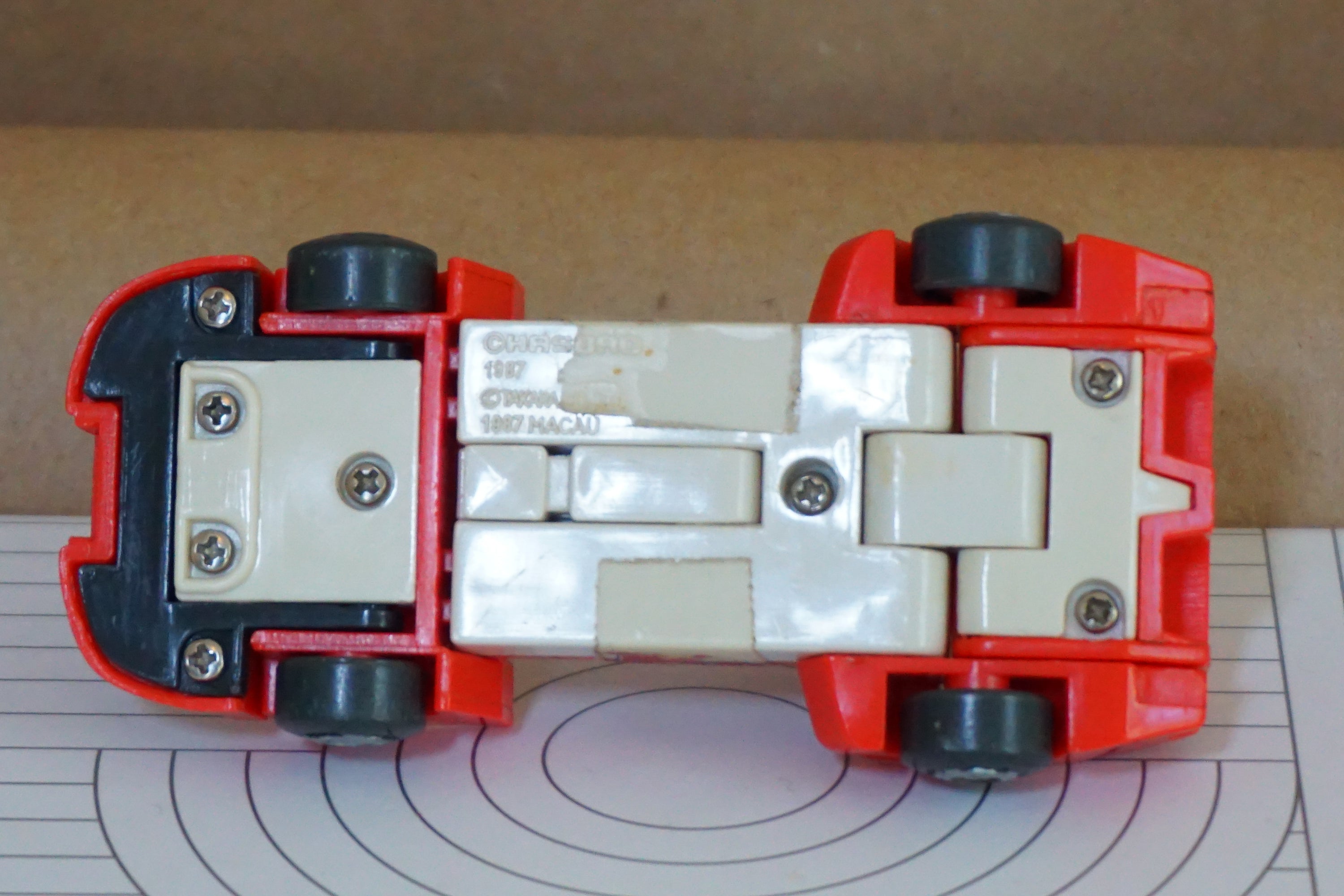 1987 Vintage HASBRO TAKARA Transformer G1 Technobots (Computron): Lightspeed (TK4)