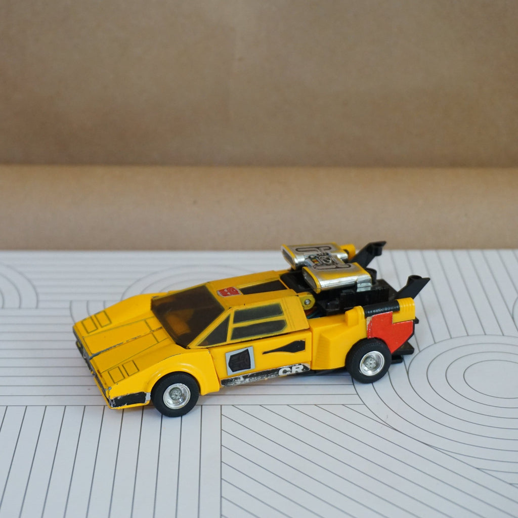 1984 Vintage TAKARA Transformer G1 Autobot Cars: Sunstreaker Figure. Made in Japan.