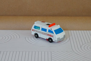 1986 Vintage HASBRO TAKARA Transformer G1 Protectobot (Defensor): First Aid (P4) Toyota MasterAce Surf Ambulance. Made in Japan.