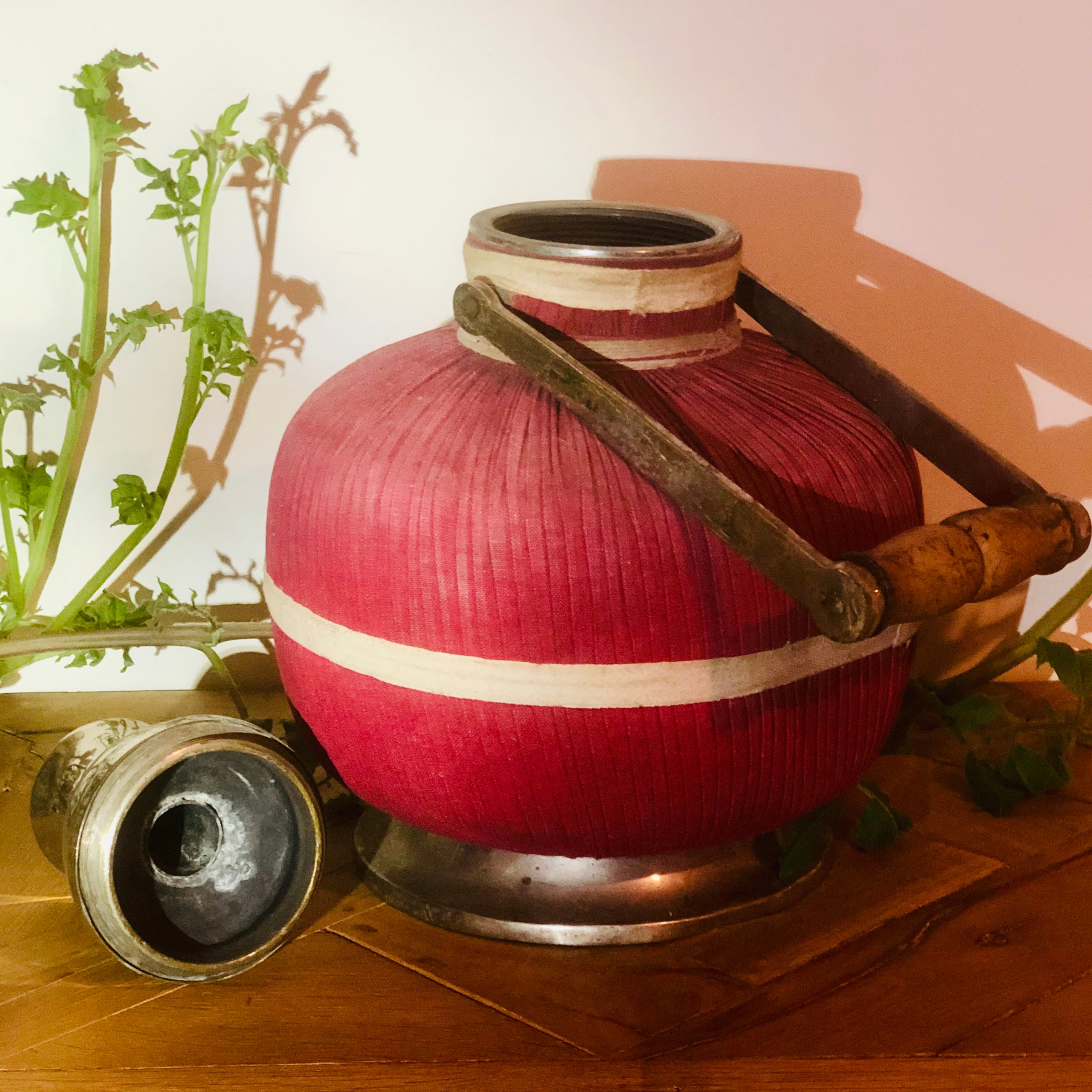 Rare Vintage Moroccan Red Teapot Thermos