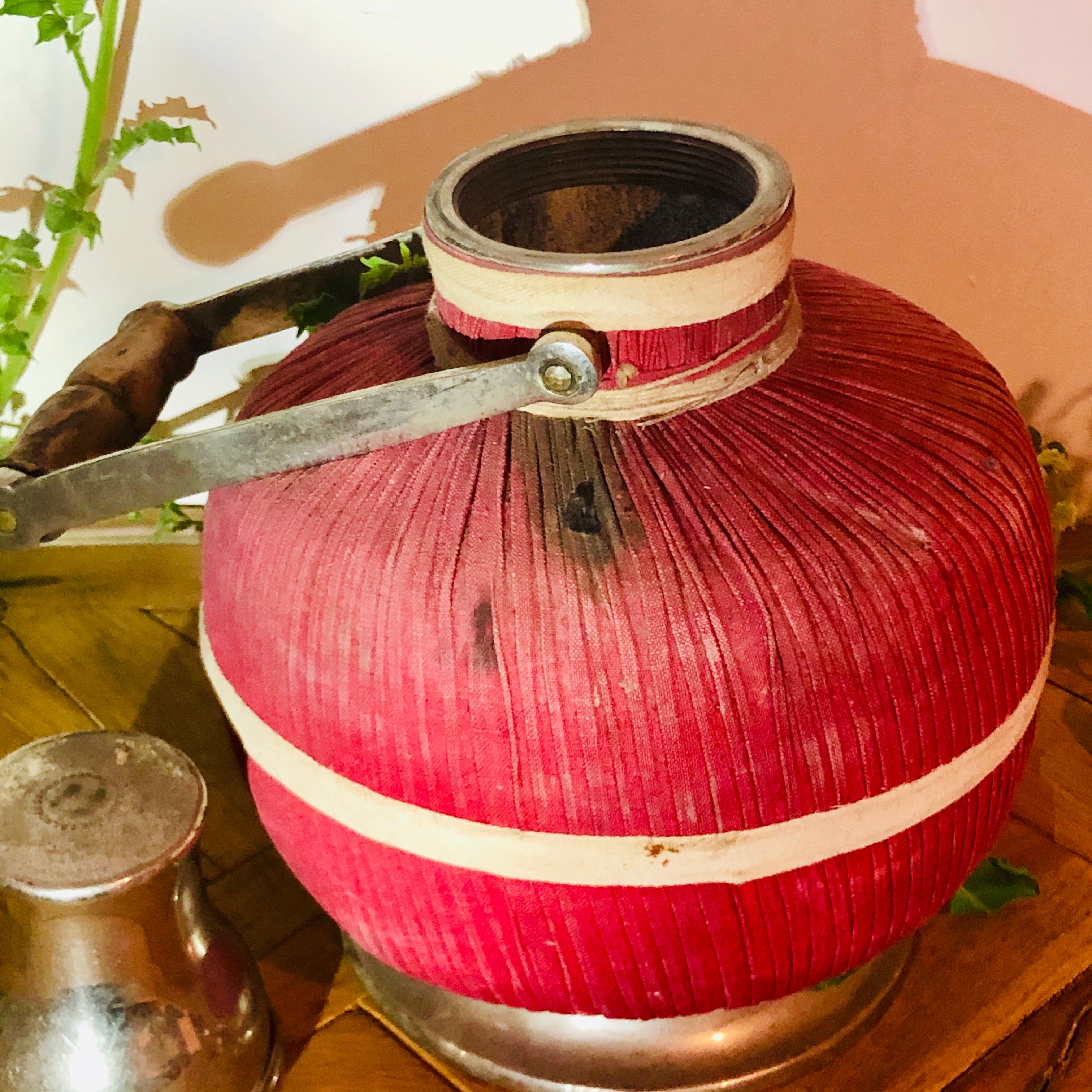 Rare Vintage Moroccan Red Teapot Thermos