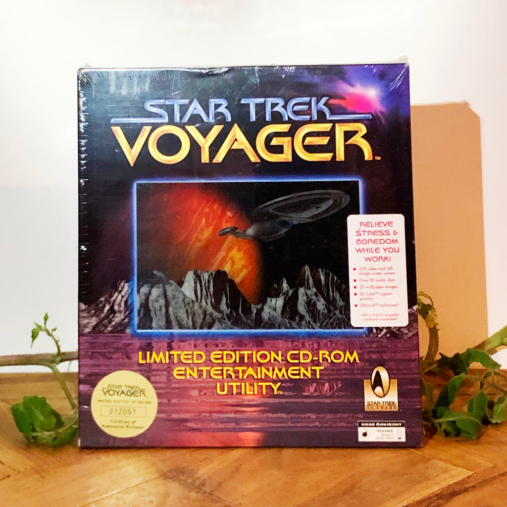 1996 STAR TREK Voyager. CD Limited Edition, Entertainment Utility.