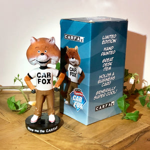 2012 CARFAX The World Famous Car Fox Bobblehead Figurine. Limited Edition.