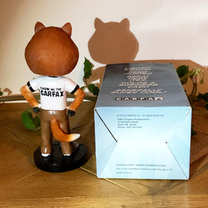 2012 CARFAX The World Famous Car Fox Bobblehead Figurine. Limited Edition.