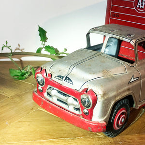 Mid-Century Vintage Tin LItho MARX/LUMAR A&P Supermarket Advertising Toy Truck #1859