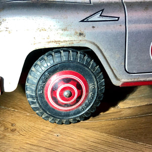 Mid-Century Vintage Tin LItho MARX/LUMAR A&P Supermarket Advertising Toy Truck #1859