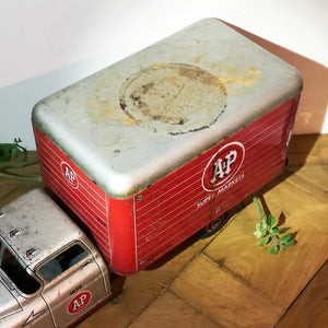 Mid-Century Vintage Tin LItho MARX/LUMAR A&P Supermarket Advertising Toy Truck #1859