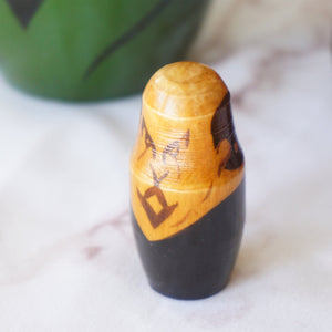 Hand Painted Wood Matryoshka "Матрёшка". Russian Leaders Nesting Dolls. Yeltsin, Gorbachev, Lenin, Stalin, Etc. Set of 5.